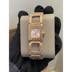 Christian Dior Watch Bracelet Rose Gold-White (SW10)