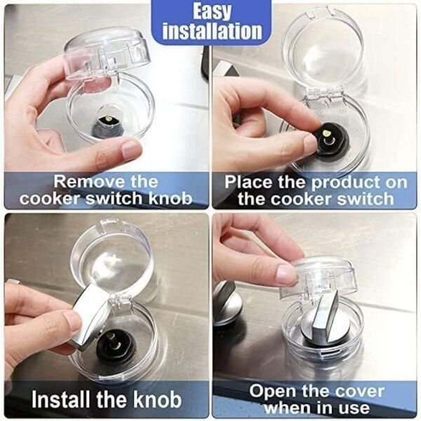 Gas Stove Knob Cover (Pack Of 4) - Image 2