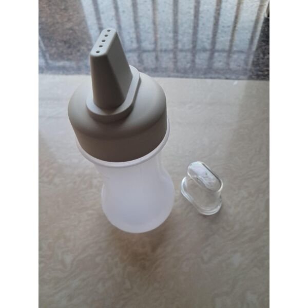 3 Pcs Squeeze Ketchup Bottle,portable Sauce Bottle With Lid Five Holes - Image 4