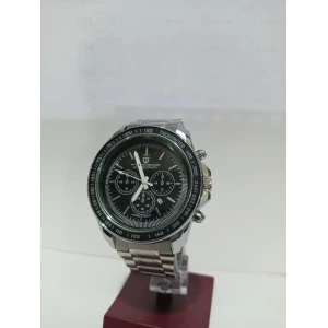 Bd Men Silver Stainless Steel Strap Watch