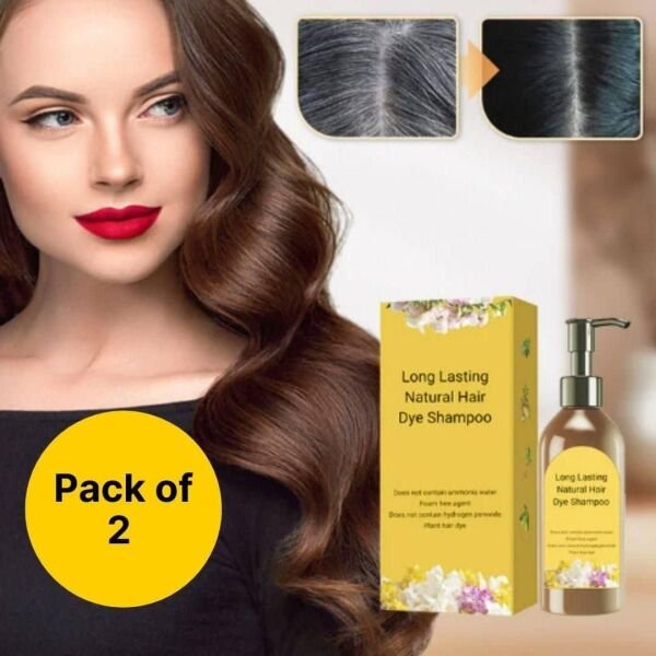 Long Lasting Natural Hair Dye Shampoo 2 - Image 2