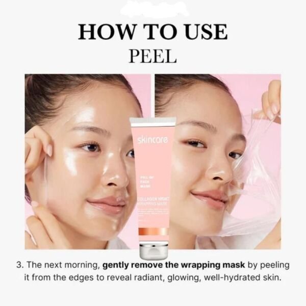 Collagen Night Wrapping Peel Off Mask (Pack Of 2) - Image 3