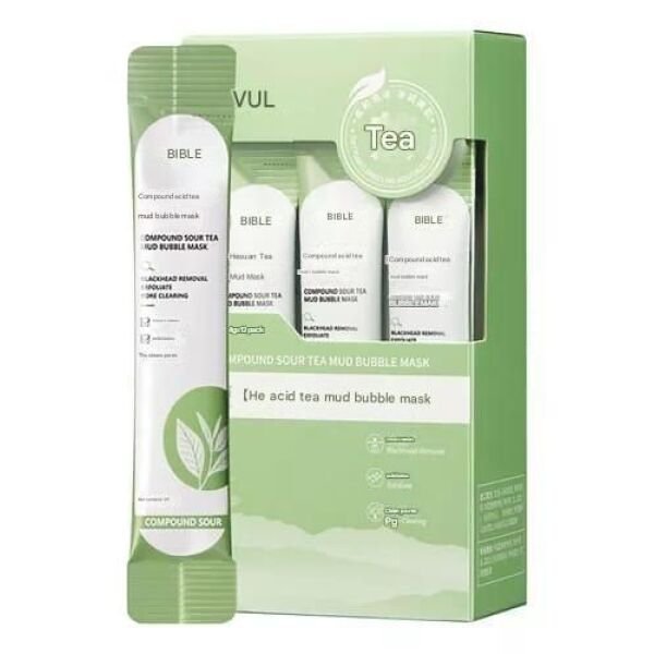 Compound Sour Tea Bubble Mask (Pack Of 3)