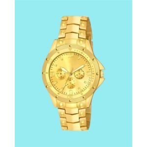 Mens Golden Stainless Steel Watches