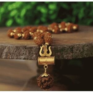 Shiv Trishul Penfant With Rudraksha Chain