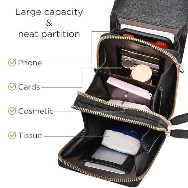 Mobile Phone Case Purse With Touch Screen - Image 3