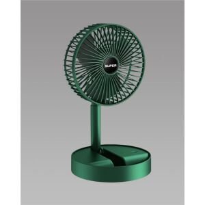 Adjustable Height Telescopic Rechargeable Standing Fan Rechargeable Pedestal Fan