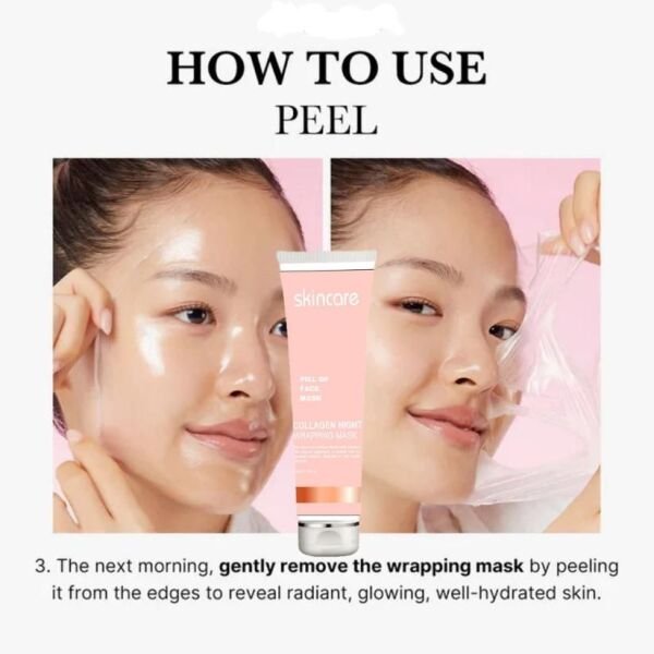 Collagen Night Wrapping Peel Off Mask - Image 3