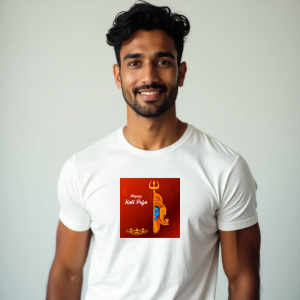 Happy Kali Puja T-Shirt For Men (K42)