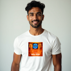 Happy Kali Puja T-Shirt  For Men (K49)