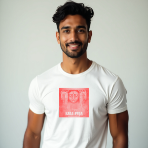 Happy Kali Puja T-Shirt  For Men (K51)