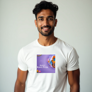Happy Kali Puja T-Shirt For Men (K73)
