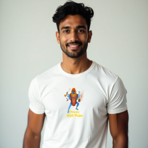 Happy Kali Puja T-Shirt For Men (K02)
