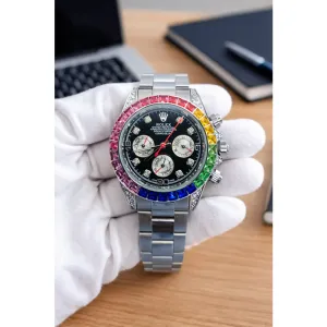 Rolex Rainbow Diamond Watch