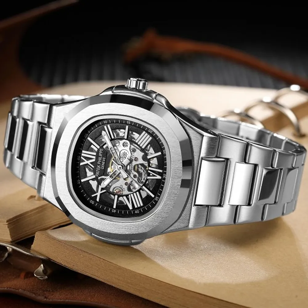 Stylish Patek Philippe Watch Skeleton Automatic For Men (SG2351) (Copy)