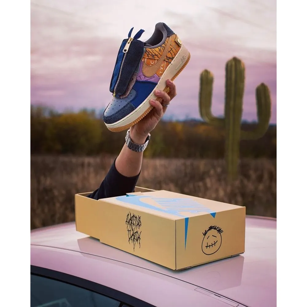 Travis Scott Cactus Jack X Air Force Shoes For Men (SUP840) - Image 2