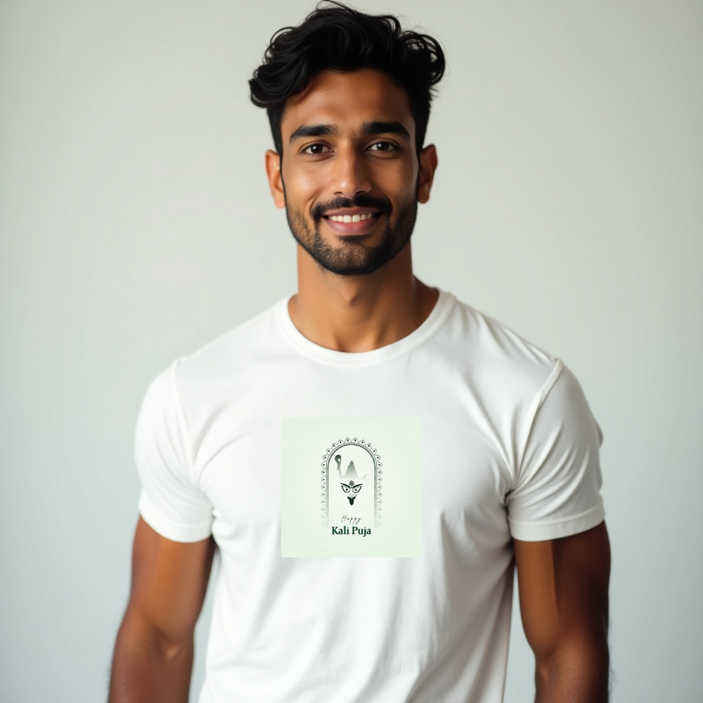 Happy Kali Puja T-Shirt For Men (K30)
