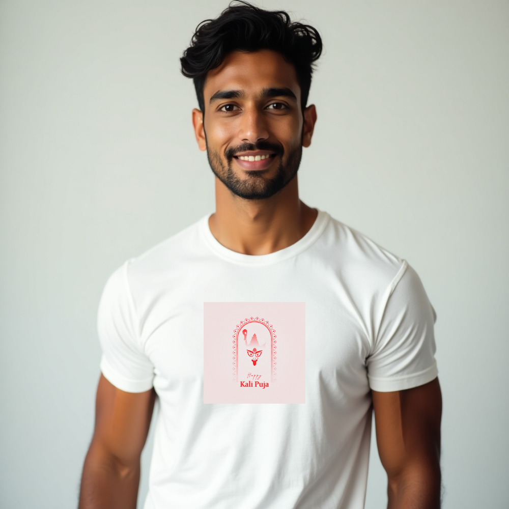 Happy Kali Puja T-Shirt For Men (K35)