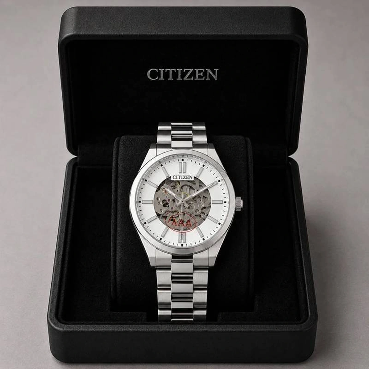Stylish Citizen Tsuyosa Automatic Watch Silver White For Men (SOS91) - Image 3