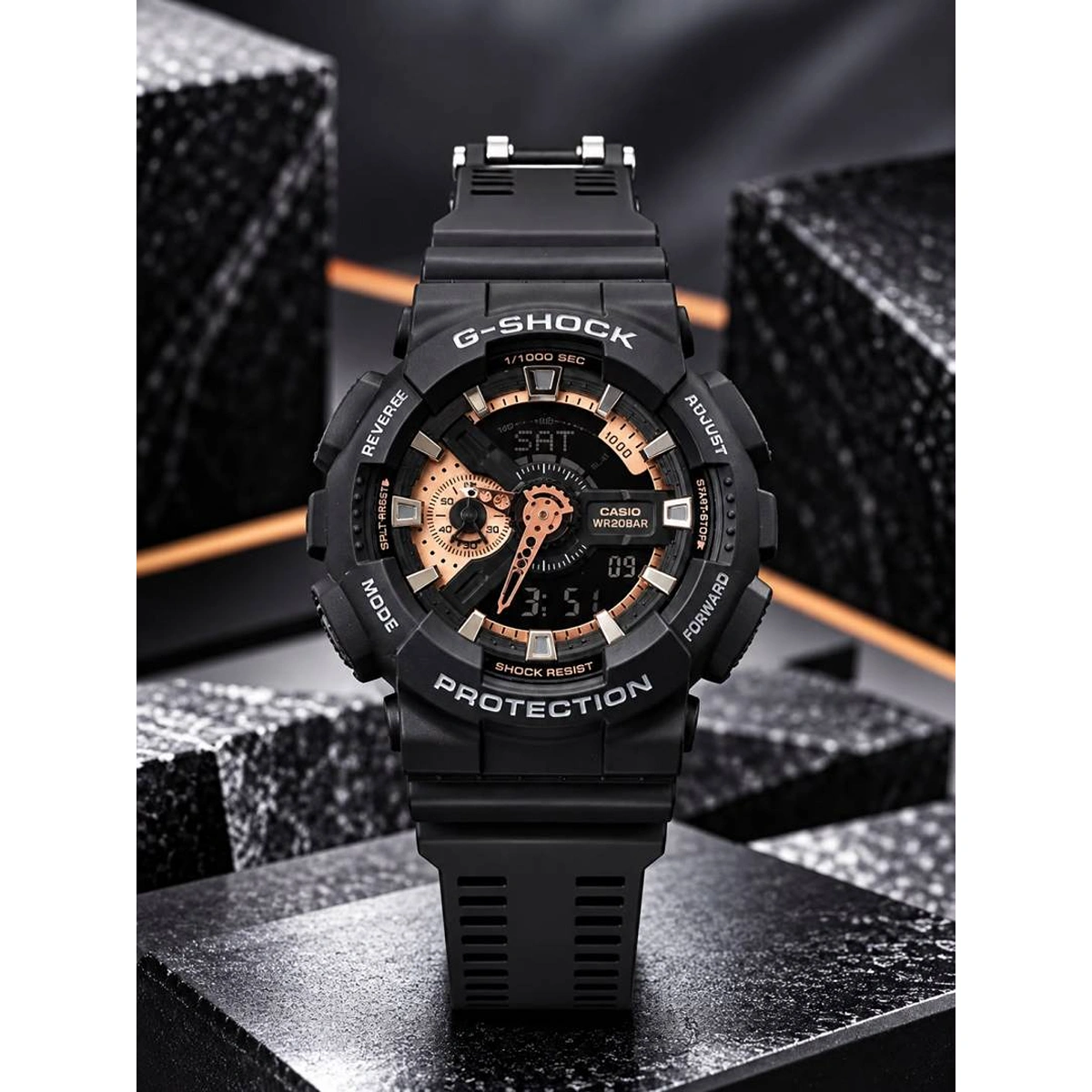 Premium G Shock Watch Digital Analog Silicon Strap For Men (SOS146)