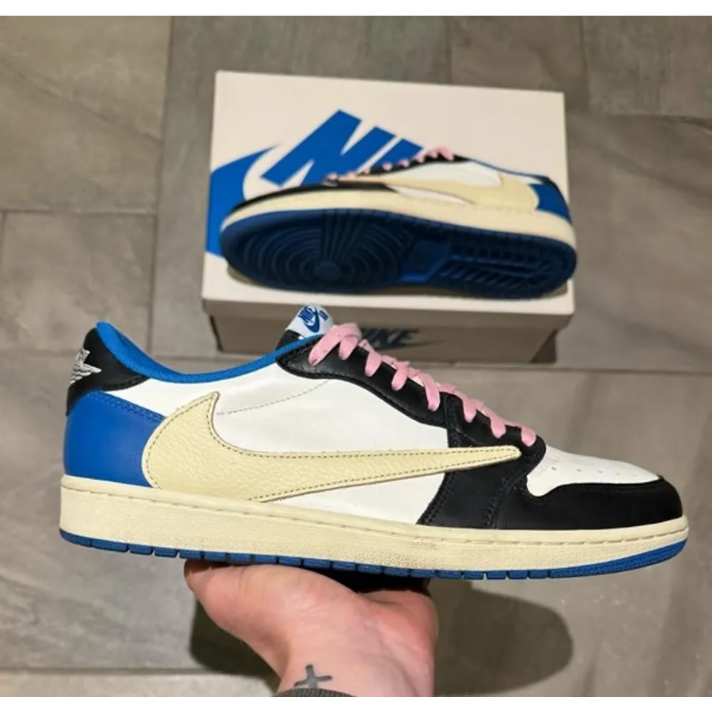 Travis Scott X Fragment X Air Jordan Shoes For Men (SUP809) - Image 3