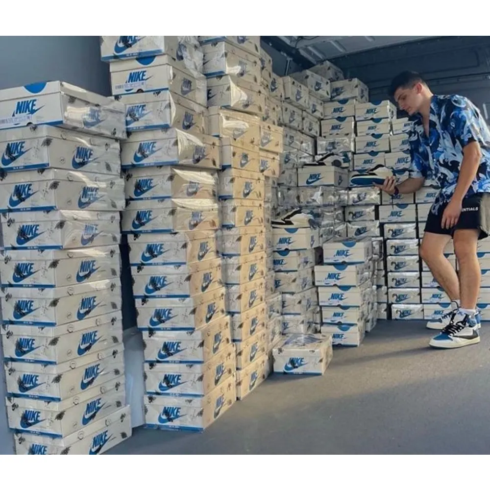 Travis Scott X Fragment X Air Jordan Shoes For Men (SUP809) - Image 2