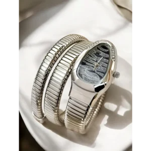 Bvlgari Watch Snake Darcy Diamond Silver For Women (SW417)