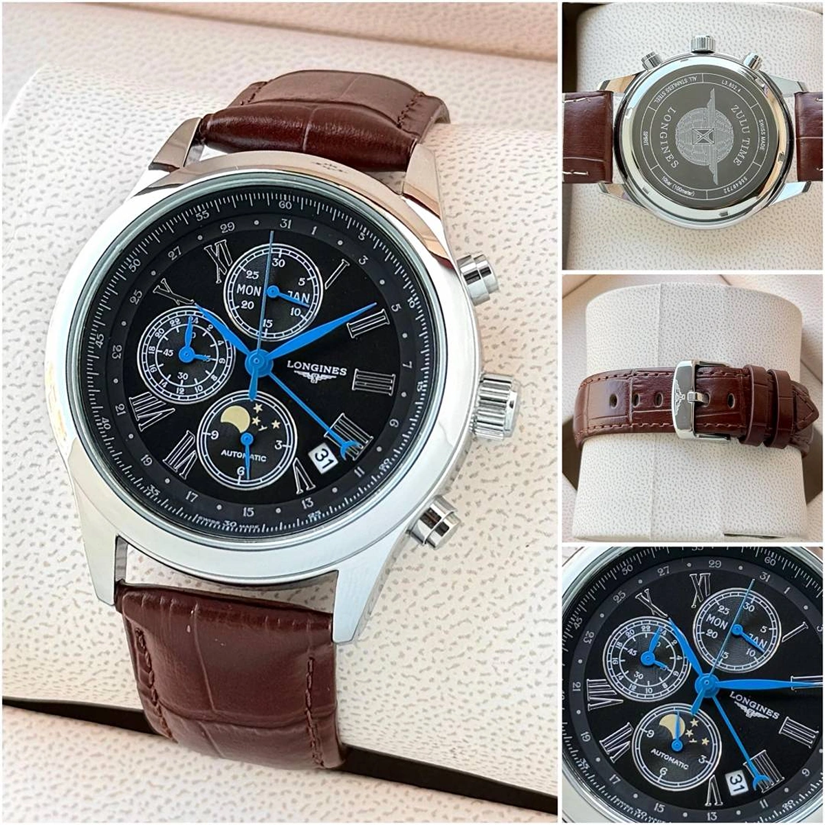 Stylish Longinez Hydro Master Watch Collection For Men (SOS98) - Image 3