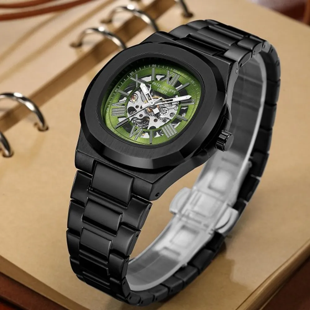 Stylish Patek Philippe Watch Skeleton Automatic For Men (SG2353)