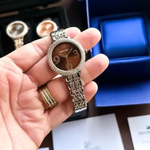 Swarovski Watch Rose-Brown For Women (SW221)