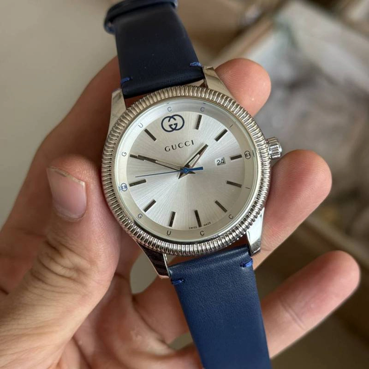 Stylish Guchi Watch For Men (SOS100) - Image 3