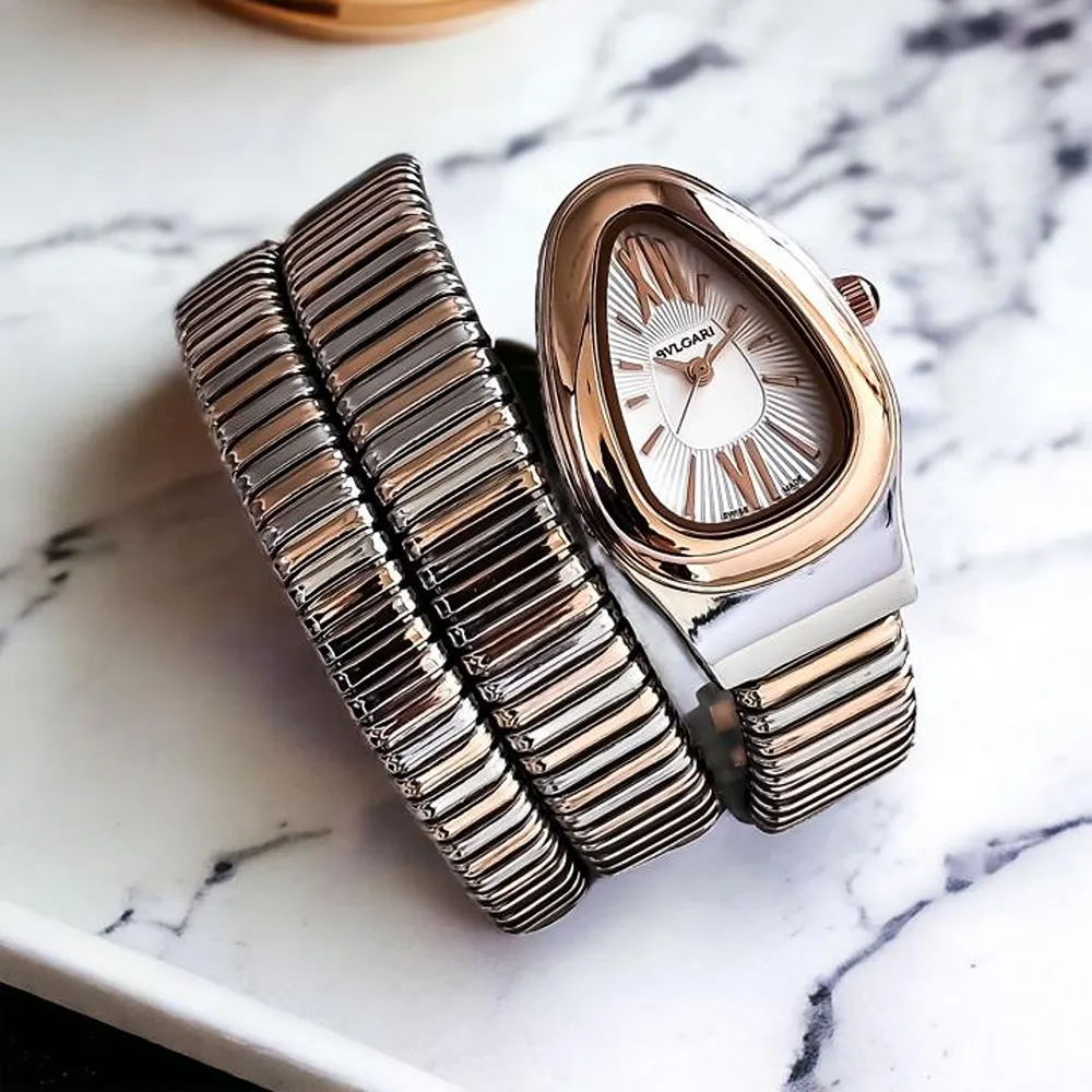 Bvlgari Watch Copper White Dial For Women (SW223) - Image 2