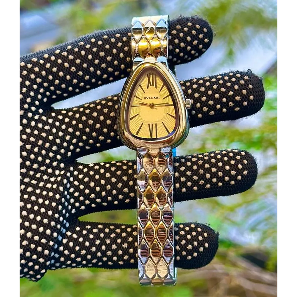 Bvlgari Watch Serpenti Seduttori Gold Two Tune For Women (SUP104)