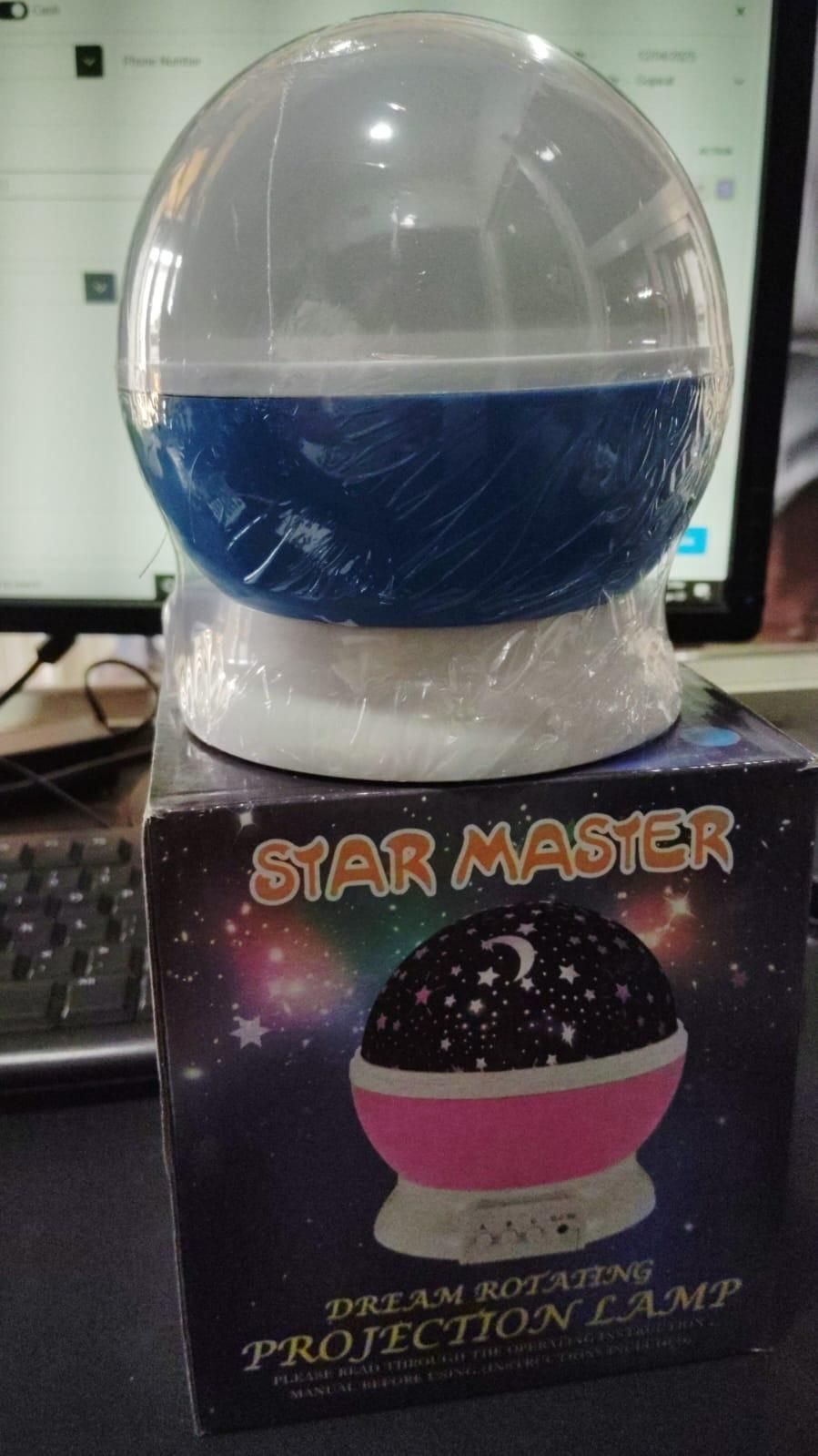 Star Master Rotating 360 Degree Moon Night Light Lamp Projector with Colors and USB Cable,Lamp for Kids Room Night Bulb (Multi Color Pack of 1) (Random) - Image 2
