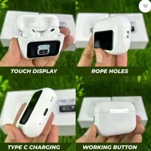 Smart Wireless Earbuds With Lcd Touch Screen - Image 2