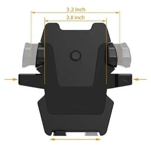 Revolex Zoom Star Pros Car Mobile Holder For Dashboard Black - Image 2