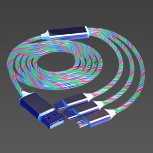 Fast 3 in 1 Multiple Pin LED Light Magnetic Charging Charging Pad Assorted color