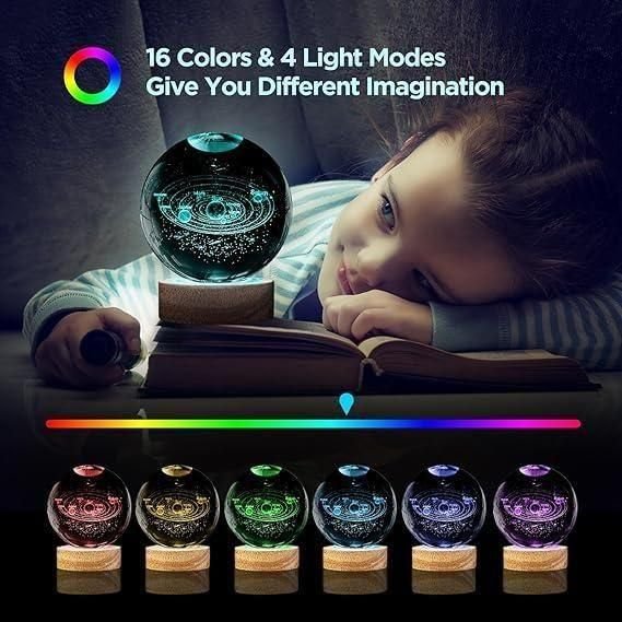 3d Crystal Lamp Ball (Assorted Design) - Image 3