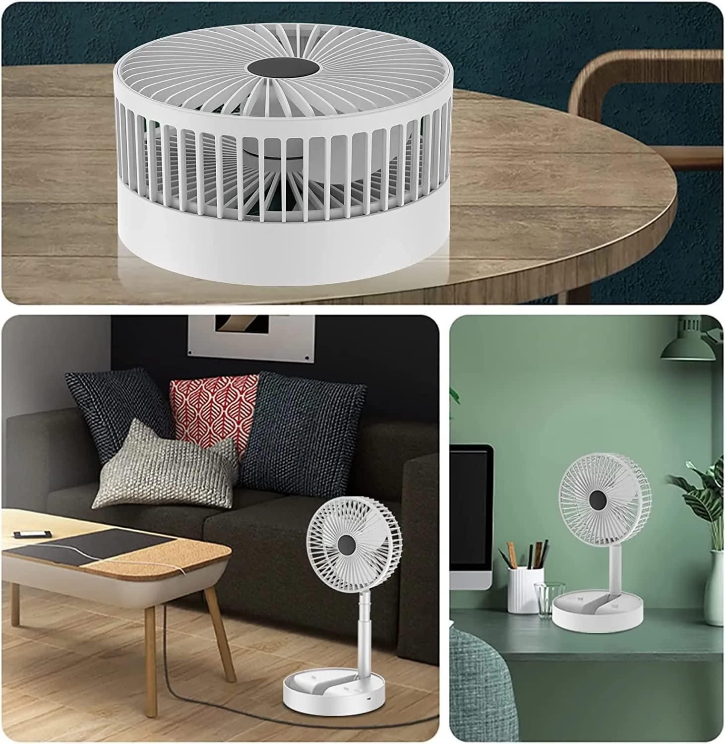 Powerful Rechargeable Table Fan - Image 3