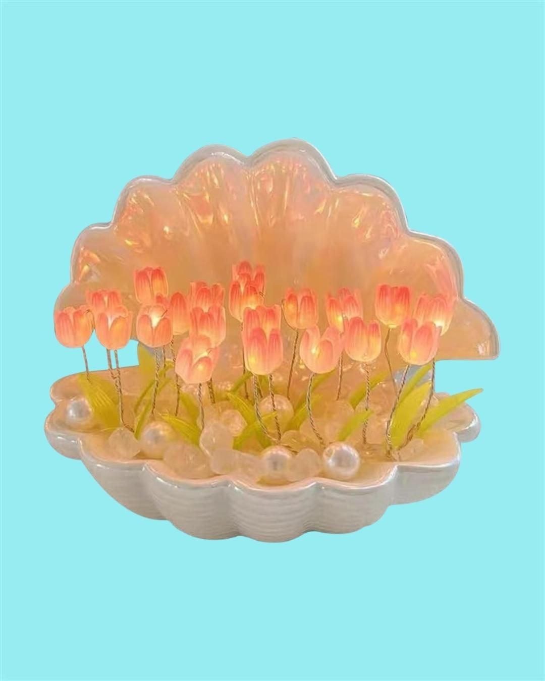 Tulip Night Light Flower Lamp Shell Light - Image 4