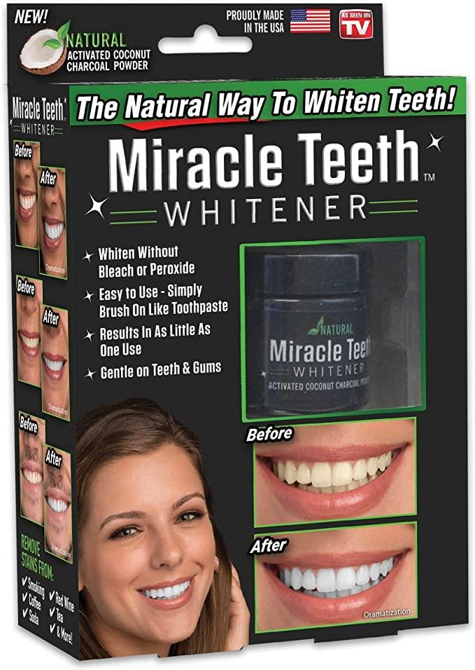 Teeth Cleaner Charcoal Natural Bleaching Organic Coconut Powder Proven To Remove Surface Stains - Image 3