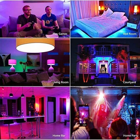 Multicolor Rgb Music Bulb Wireless Bluetooth Bulb With Speaker And Remote Control - Image 2