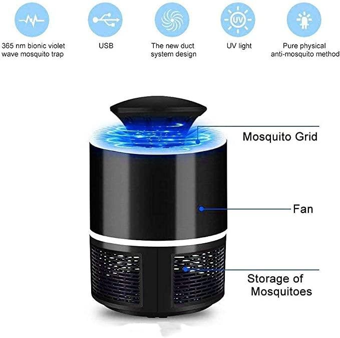 Electronic LED Mosquito Killer Machine Lamp for Home Electronic Fly Inhaler - Image 2