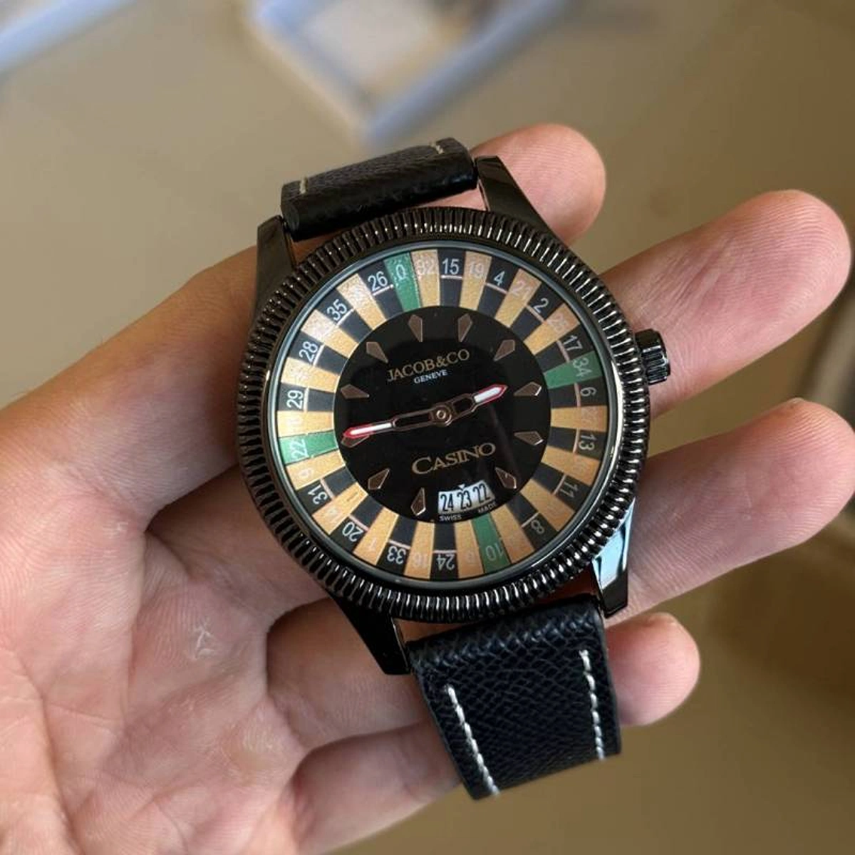 Premium Jacob & Co Casino Watch Quartz For Men (SOS63) - Image 2