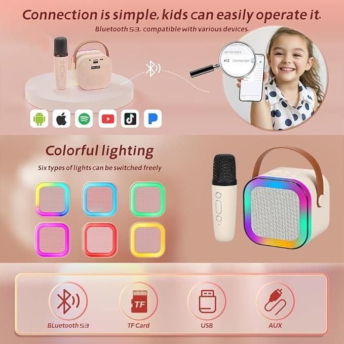 Bluetooth Karaoke Speaker With Microphone - Image 3