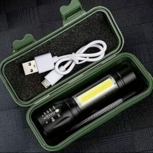 Pocket Size Mini Portable XPE + COB LED Tactical Flashlight