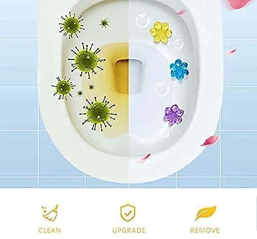 Toilet Freshener Toilet Freshener and Cleaner Flower Gel - Image 4