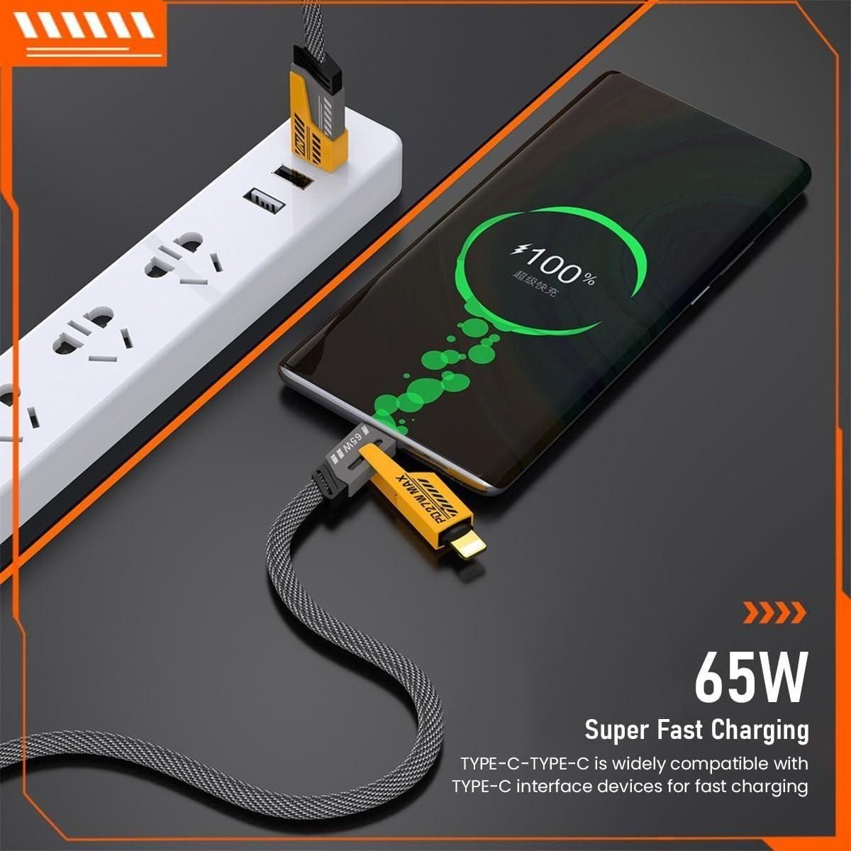 USB C Cable Lightning Cable 4 in 1 - Image 2