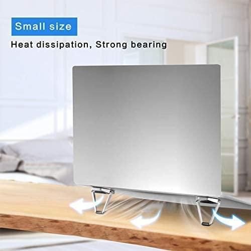 Mini Metal Folding Portable Laptop Stand Non-slip Base Tabletop Risers For 10-17 Inch Laptop & Keyboard & Tablet - Image 4