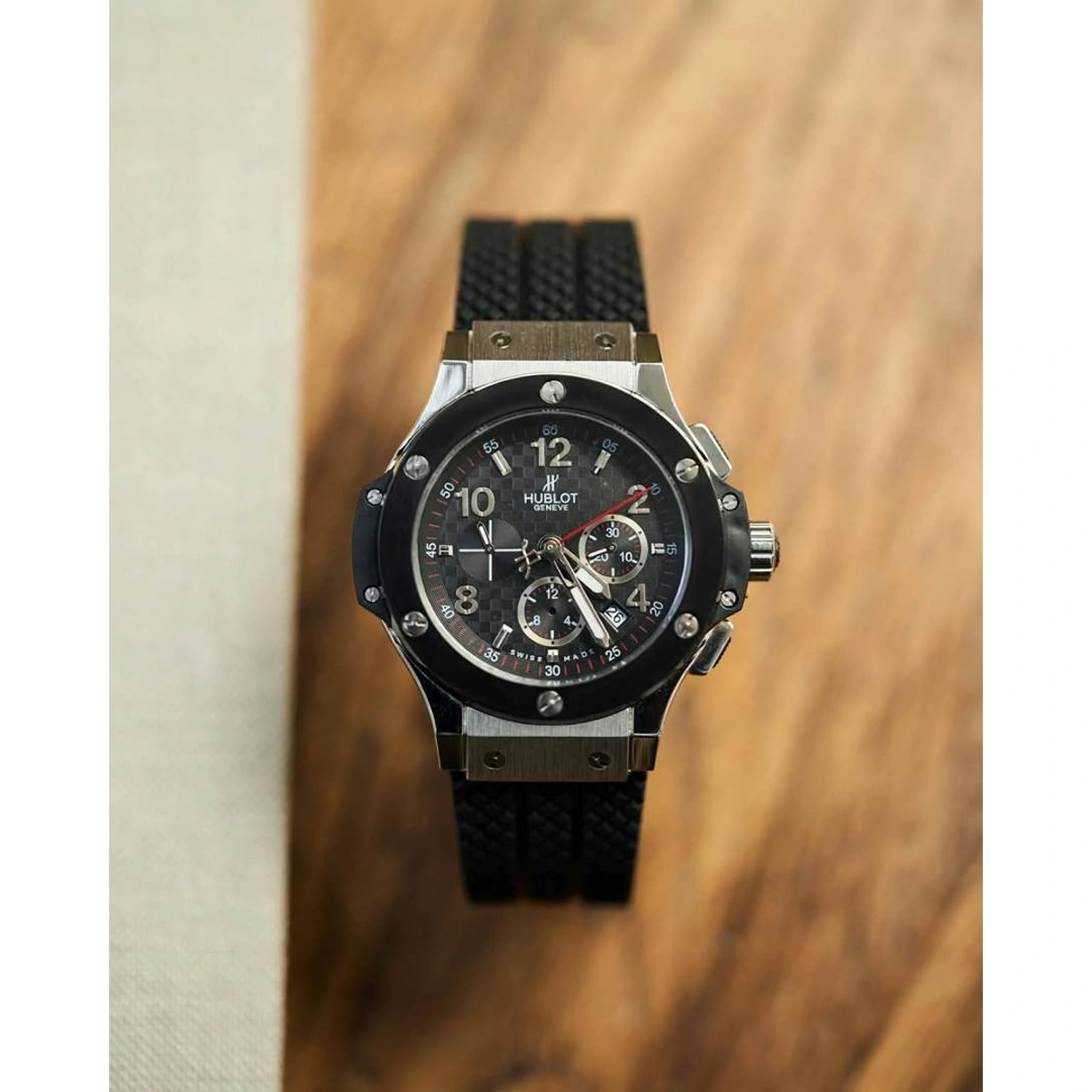 Stylish Hublot Big Bang Fusion Watch Black Silver For Men (SOS105) - Image 4
